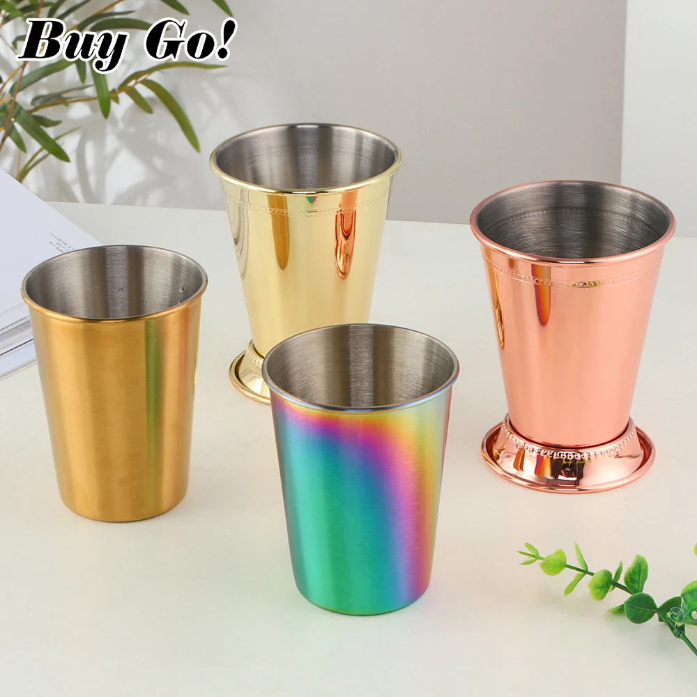 Wine Beer Coffee Drink - 350/380ml Cocktail Wine Glasses Stainless Steel