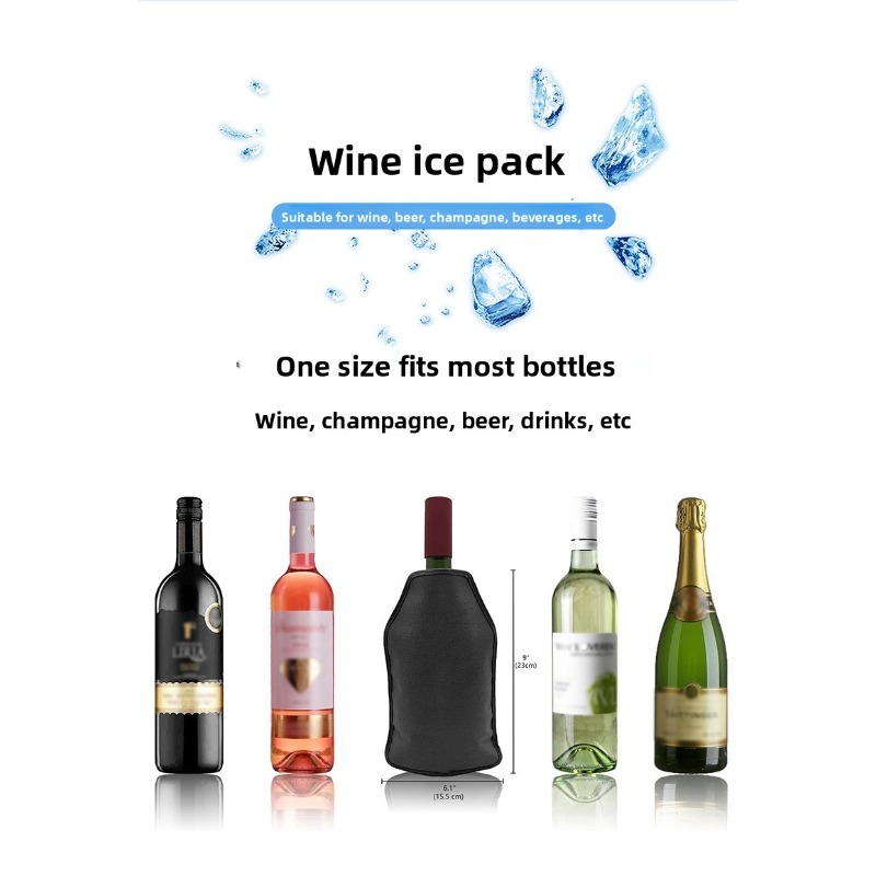 Nylon Fabric Gel Ice Wine Slee - Wine Chiller Sleeve ulasan dan harga