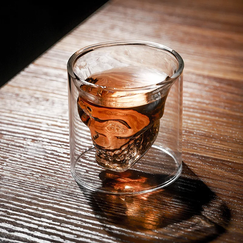 Double-layered Transparent Sku - Wine Beer Vodka Europe ulasan dan harga