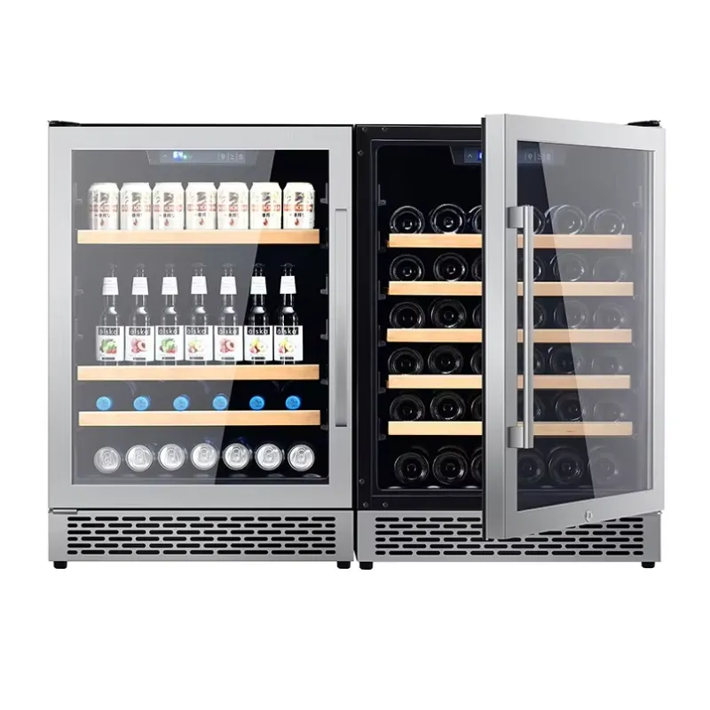 48 Bottle Wine Fridge Dual Gla - Wine Beer Dual Zone ulasan dan harga