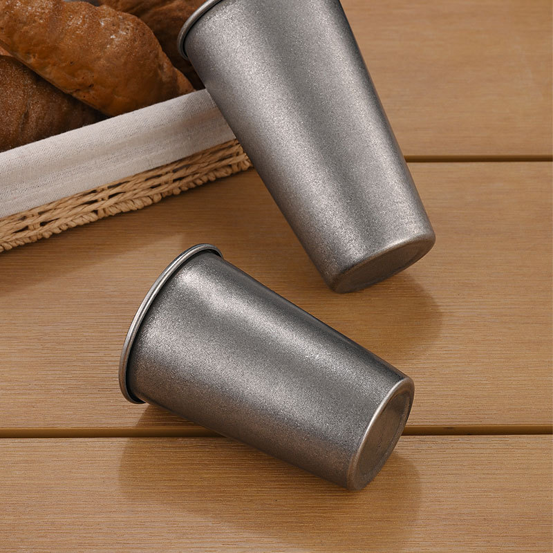 Retro Silver Stainless Steel D - Wine Beer Coffee Drink ulasan dan harga