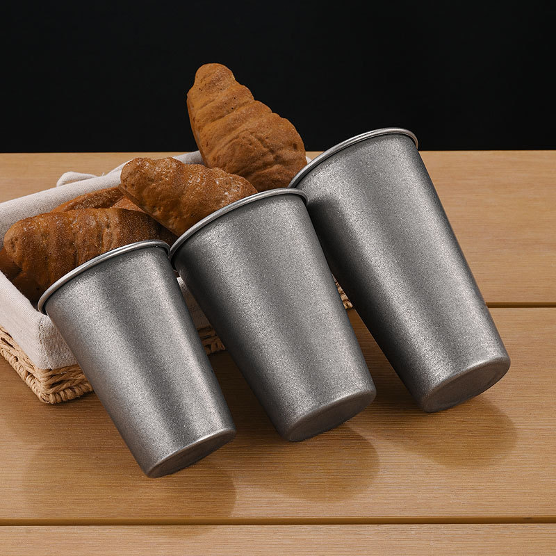 Retro Silver Stainless Steel D - Wine Beer Coffee Drink ulasan dan harga