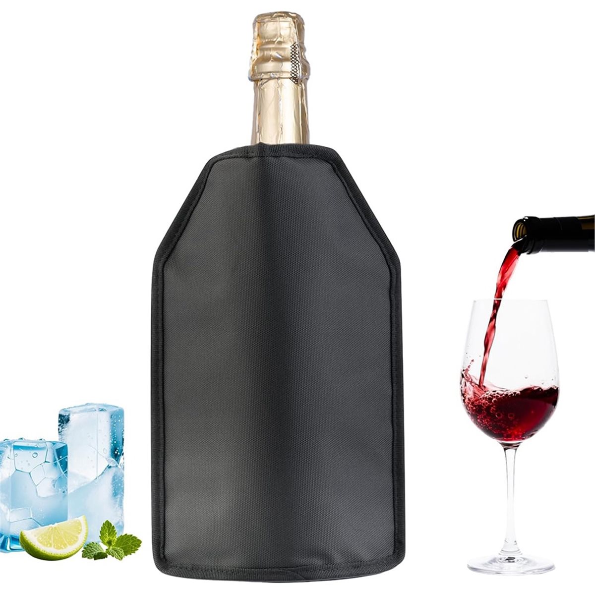 ABPP Wine Cooler Sleeve, Wine  - Wine Chiller Sleeve ulasan dan harga