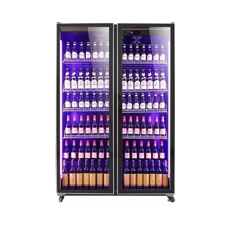 Double Door Air Cooling Refrig - Wine Beer Dual Zone ulasan dan harga