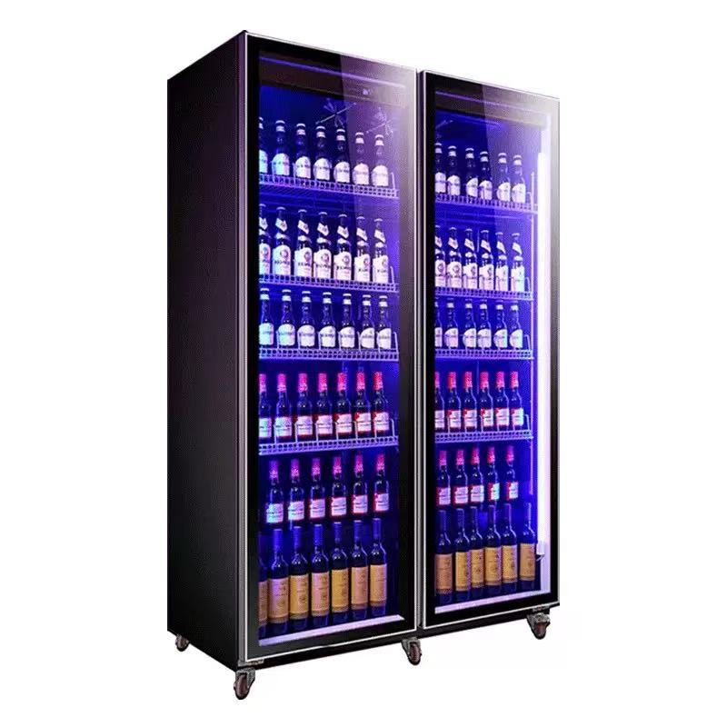 Double Door Air Cooling Refrig - Wine Beer Dual Zone ulasan dan harga
