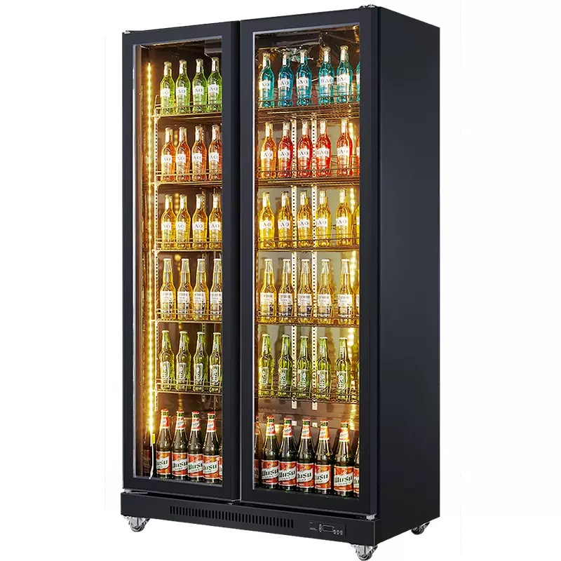 Double Door Air Cooling Refrig - Wine Beer Dual Zone ulasan dan harga