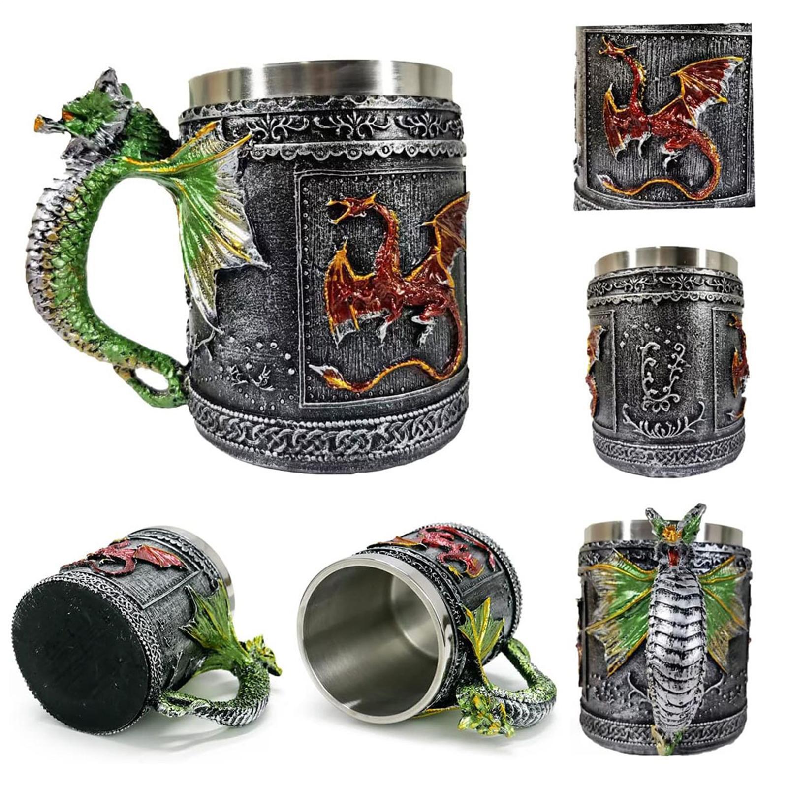 Dragon Mug Gothic Drinking Cup - Wine Beer Coffee Drink ulasan dan harga