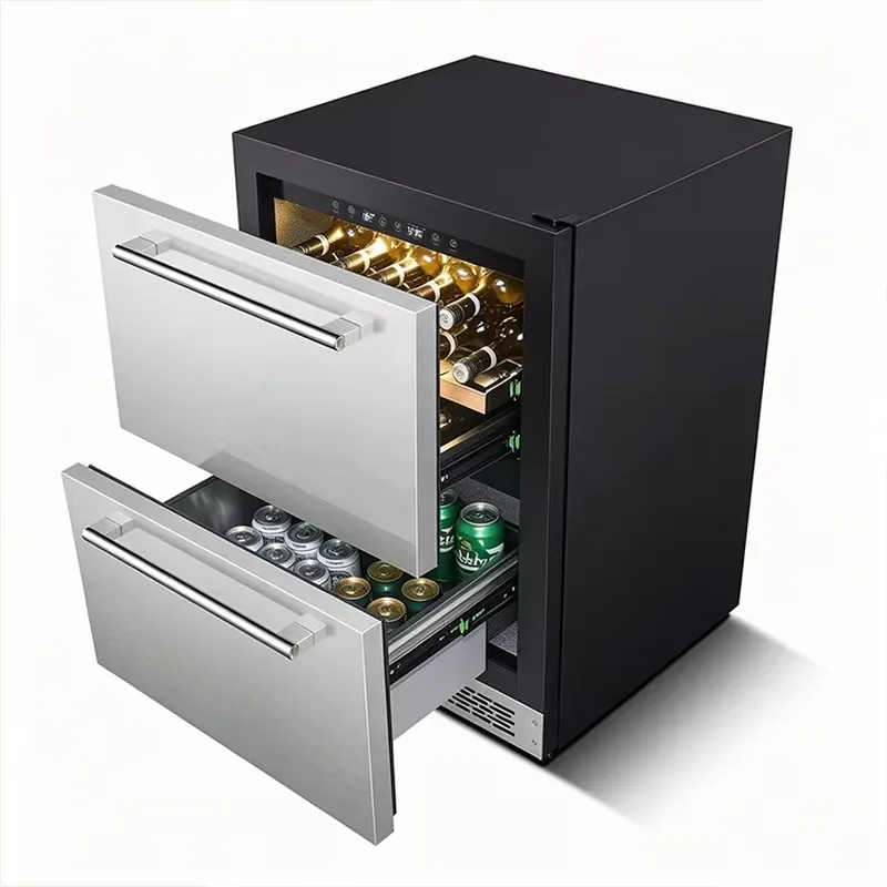 Black and Durable Stainless St - Wine Beer Dual Zone ulasan dan harga