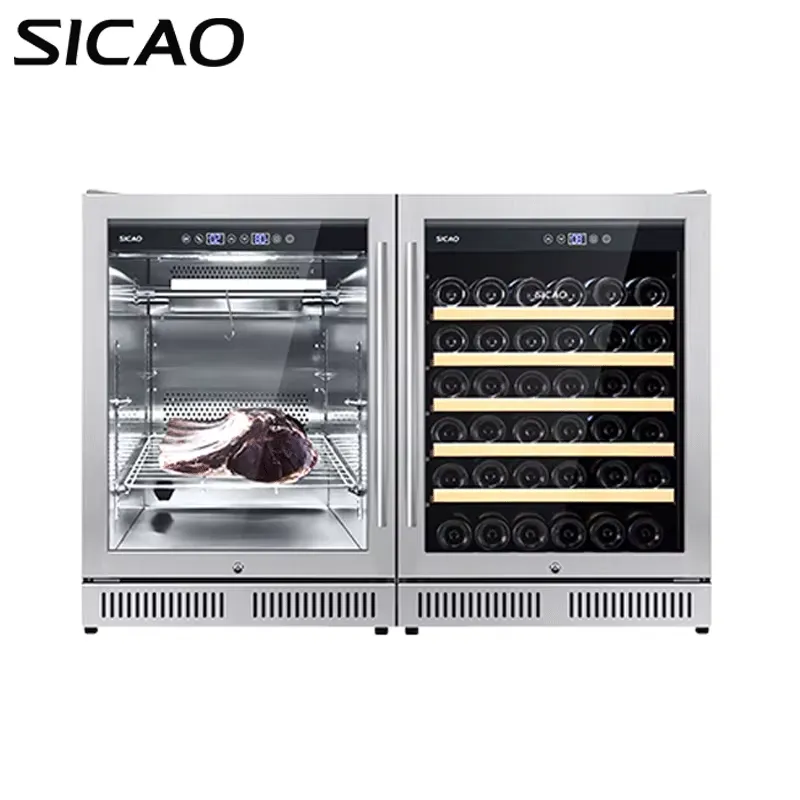 Under Counter Dry Age Fridge W - Wine Beer Dual Zone ulasan dan harga