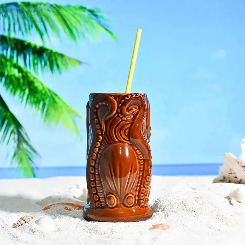 TIKI Bar Cocktail Cup Hawaii T - Wine Beer Indian ulasan dan harga