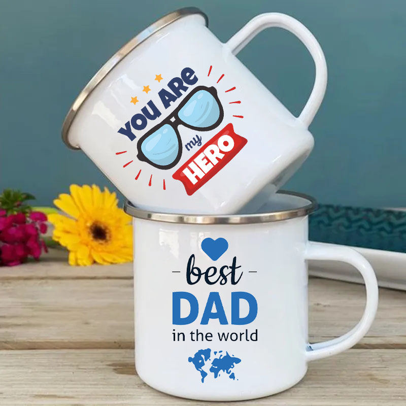 You Are My Hero Print Enamel M - Wine Beer Coffee Drink ulasan dan harga