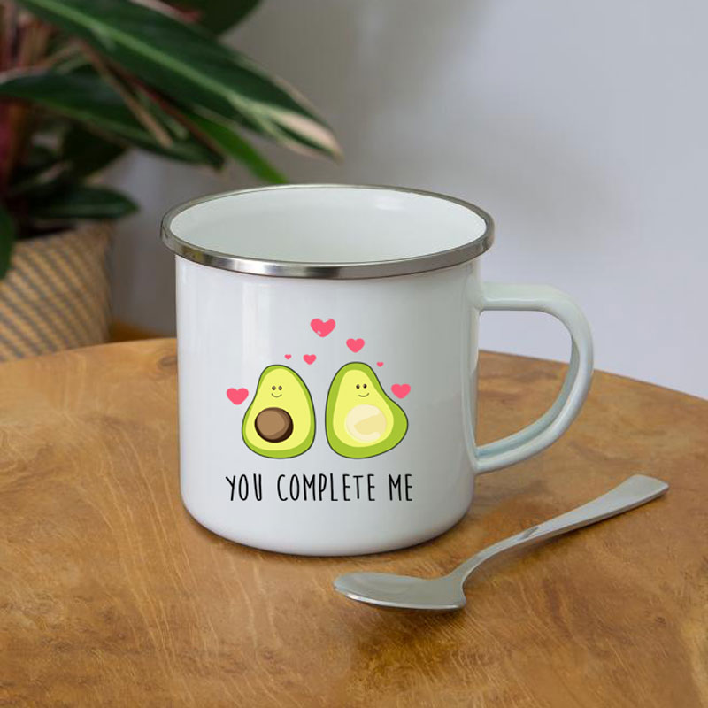 Cartoon You Complete Me Avocad - Wine Beer Coffee Drink ulasan dan harga