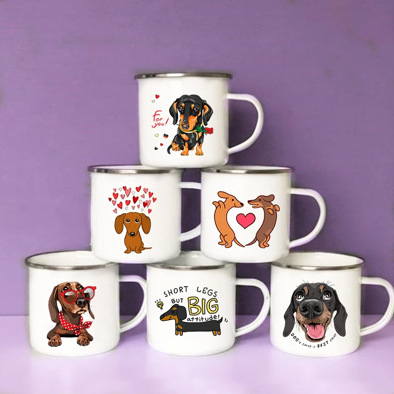 Funny Dachshund Print Creative - Wine Beer Coffee Drink ulasan dan harga