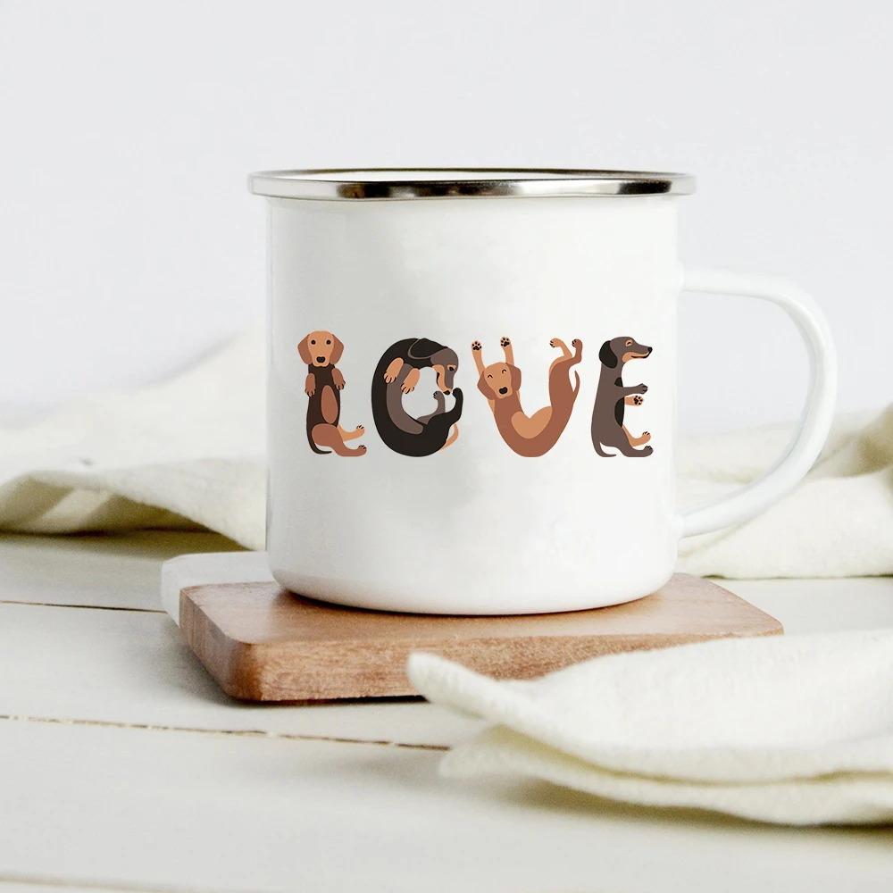 Funny Dachshund Print Creative - Wine Beer Coffee Drink ulasan dan harga