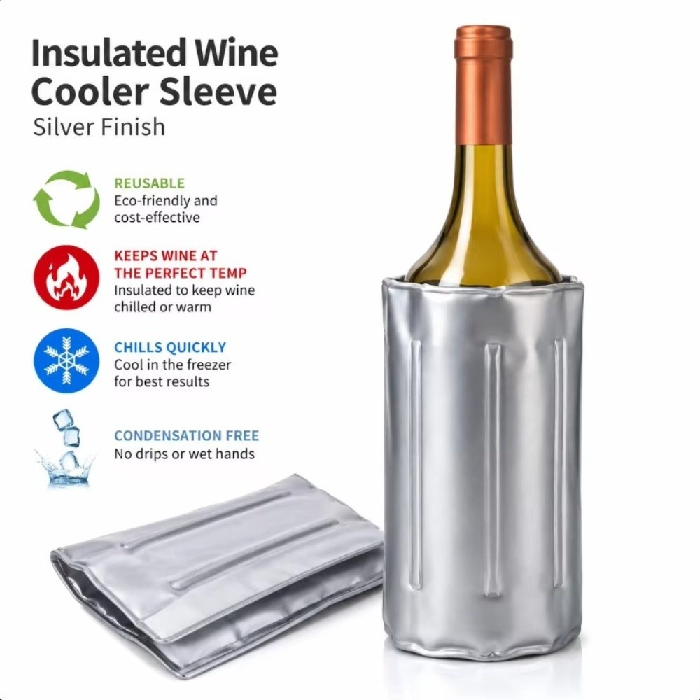 Rapid 33cm x 18cm Wine Cooler  - Wine Chiller Sleeve ulasan dan harga