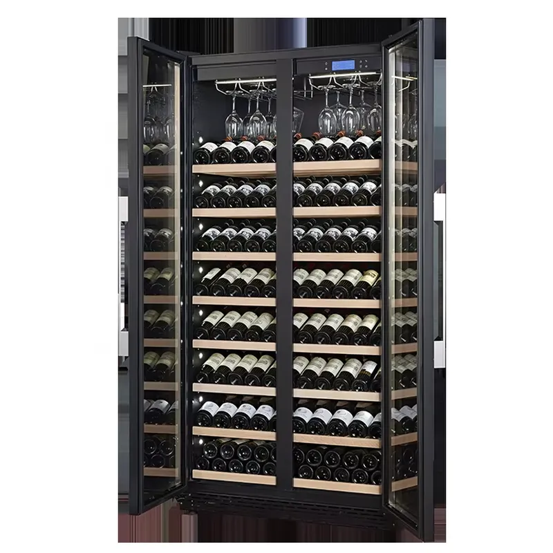 735L Large Capacity Wine Fridg - Wine Beer Dual Zone ulasan dan harga