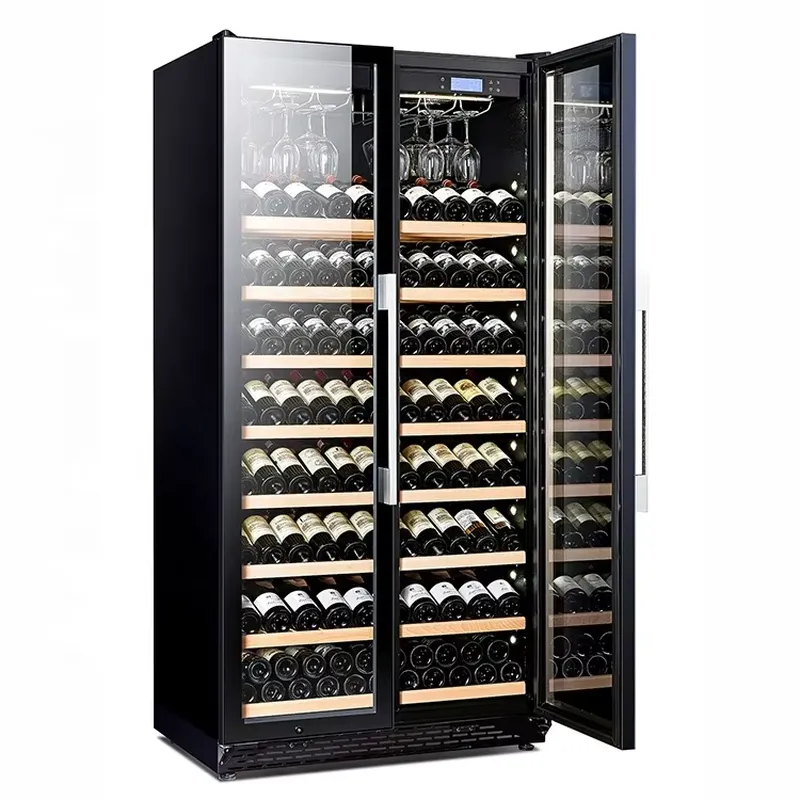 735L Large Capacity Wine Fridg - Wine Beer Dual Zone ulasan dan harga