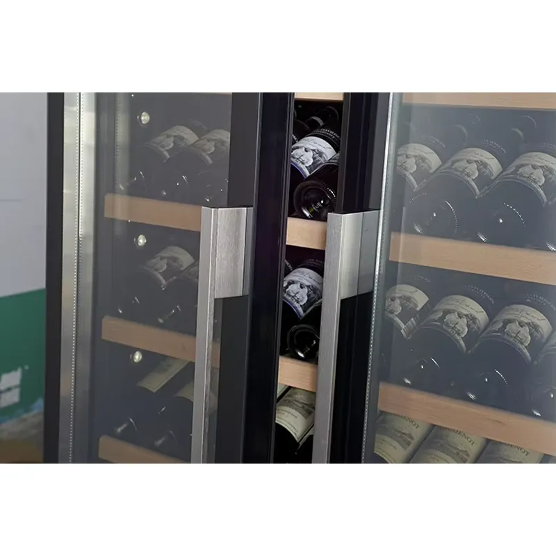 735L Large Capacity Wine Fridg - Wine Beer Dual Zone ulasan dan harga
